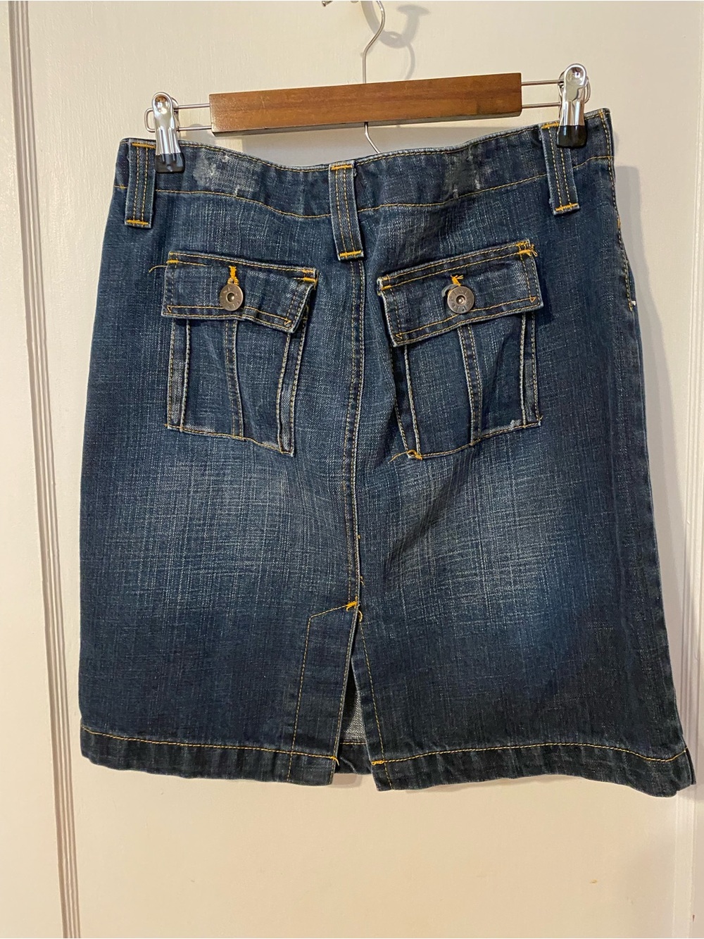 Vintage Y2K LEI Denim Cargo Skirt